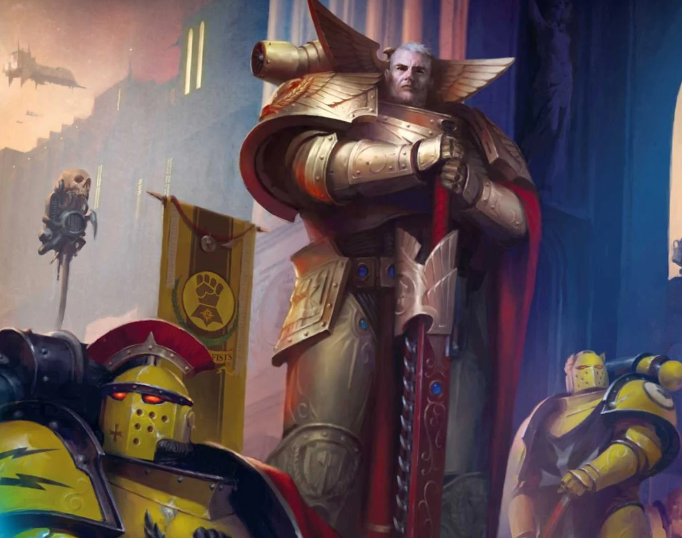 Primarch Rogal Dorn scene
